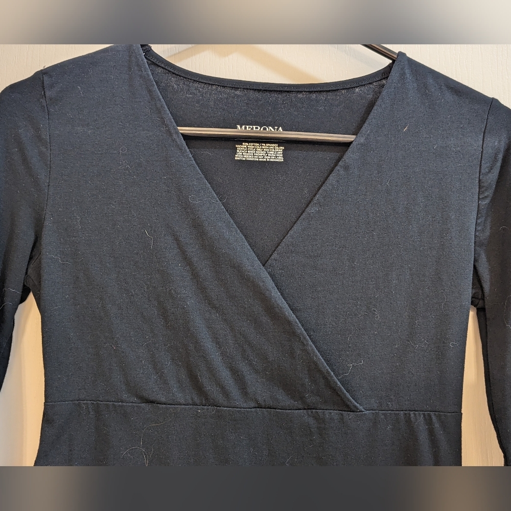 Wrap front black top - Picture 2 of 3